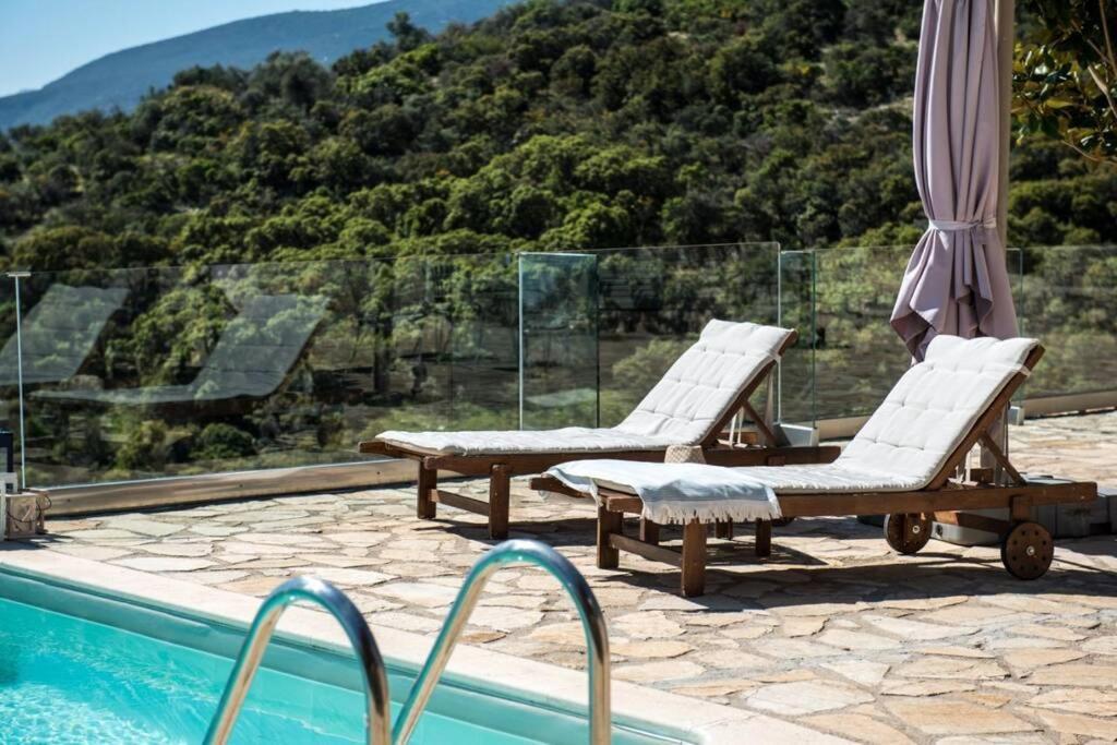Apollo Romantic Sea View Villa Ківеріон Екстер'єр фото