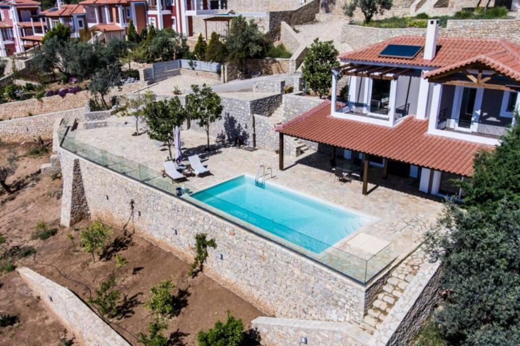 Apollo Romantic Sea View Villa Ківеріон Екстер'єр фото