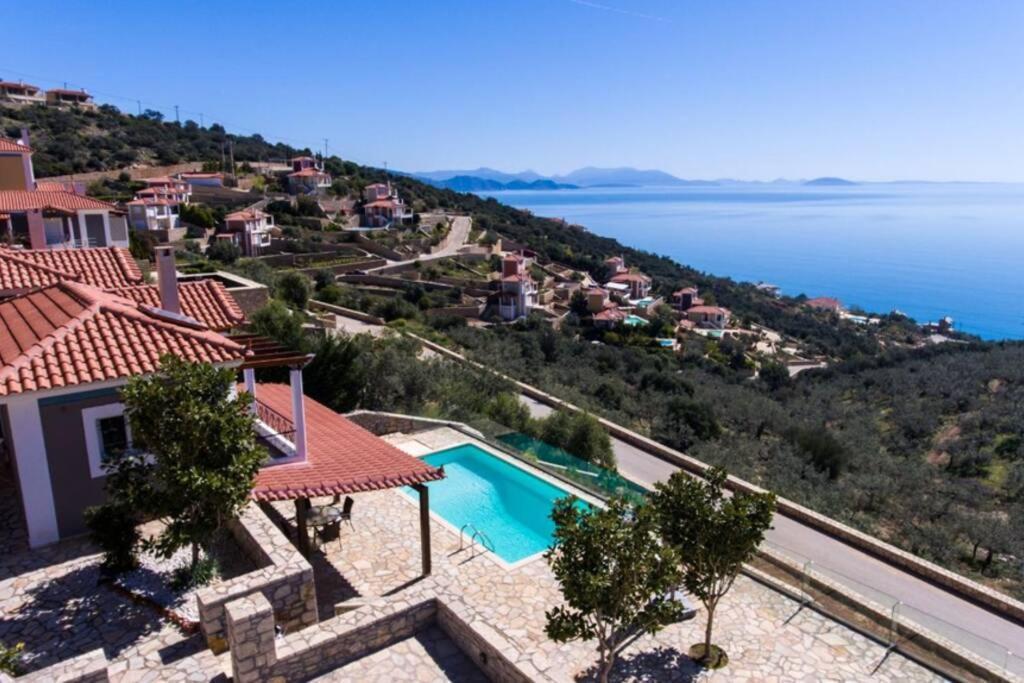 Apollo Romantic Sea View Villa Ківеріон Екстер'єр фото