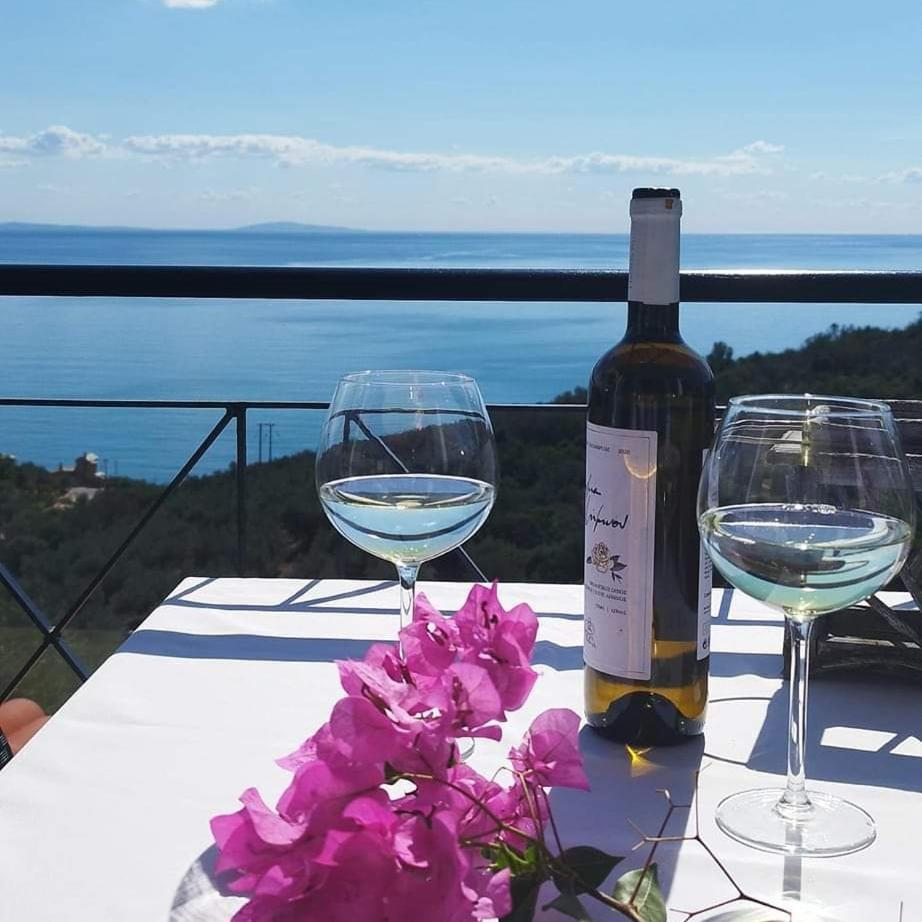 Apollo Romantic Sea View Villa Ківеріон Екстер'єр фото