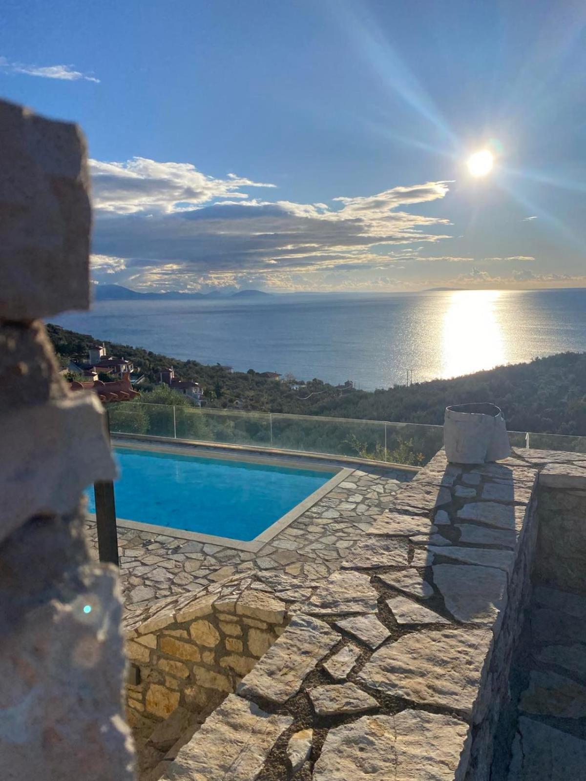 Apollo Romantic Sea View Villa Ківеріон Екстер'єр фото